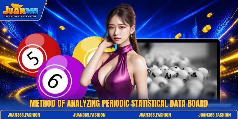 Method of analyzing periodic statistical data board Method of analyzing periodic statistical data board